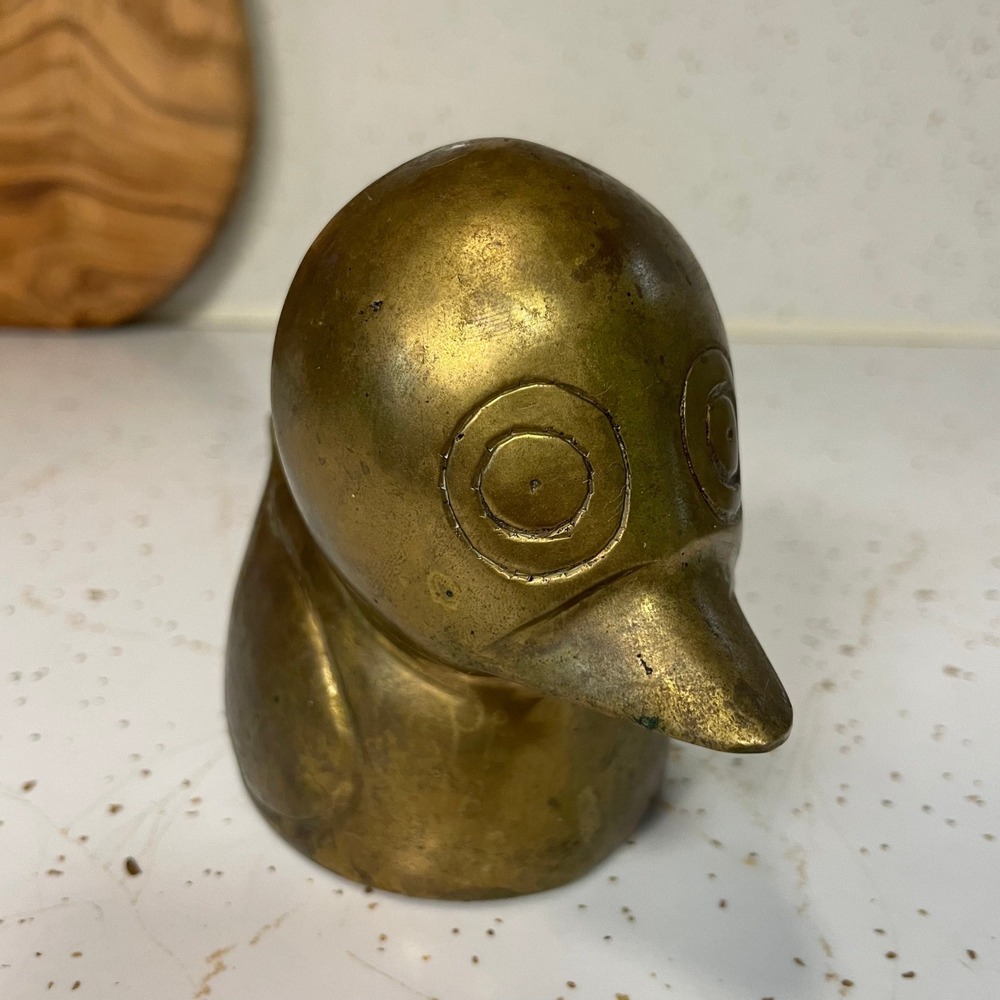 VTG Brass Duck Existential/Emotional Support Waterfowl Mid-Crisis Desk Companion